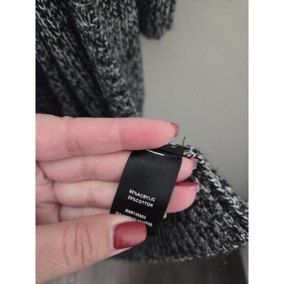 Torrid Lovesick Cardigan Sweater Duster Long Plus Size 3X Skull Space Dye Gray - Picture 6 of 7